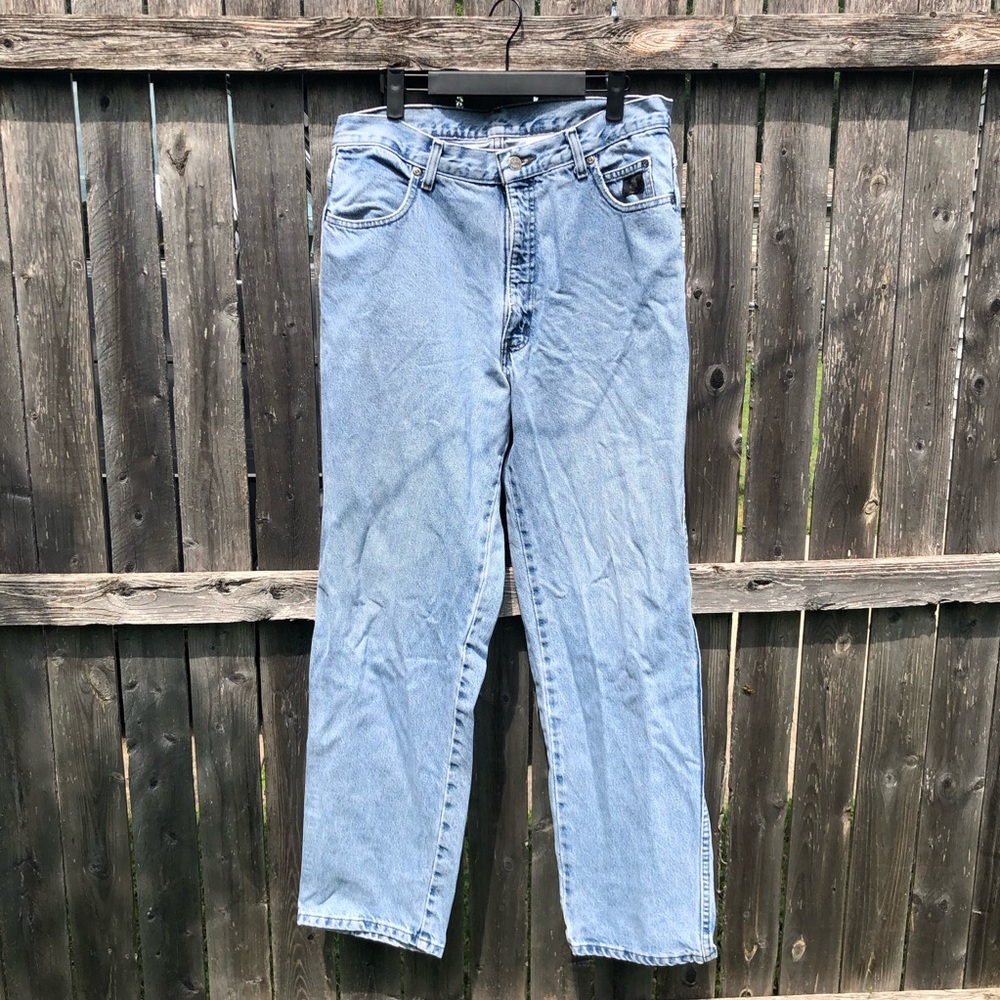 Harley-Davidson Light Blue Straight-Leg Men's Jeans
